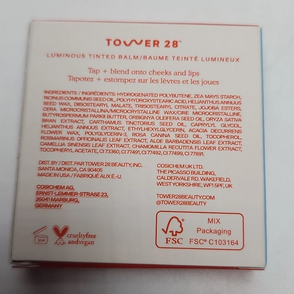 Tower 28 Beach Please Luminous Tinted Balm Magic Hour